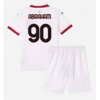 AC Milan Tammy Abraham #90 Udebanesæt Børn 2024-25 Kortærmet (+ Korte bukser)